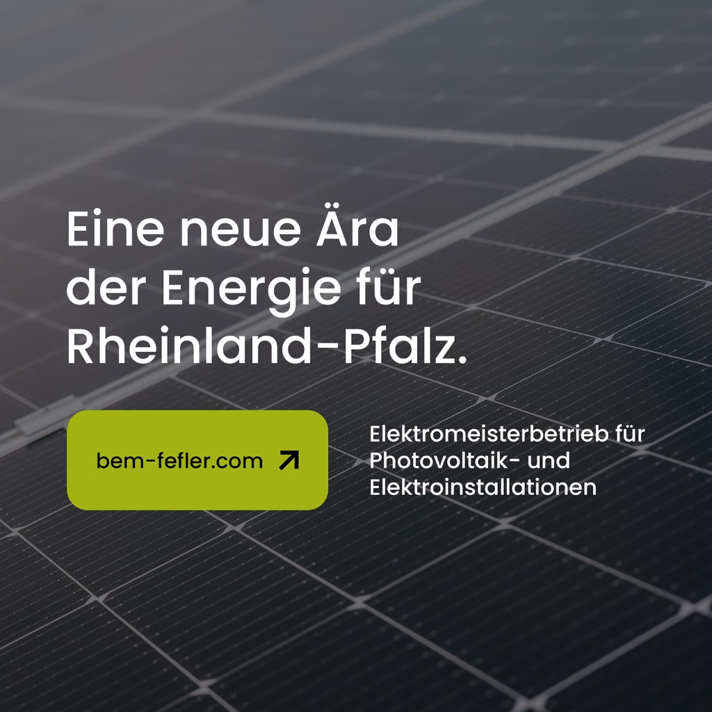 Werbeanzeige Energie