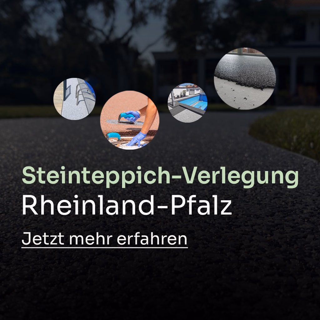 Werbeanzeige Steinteppich